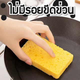 🧽ฟองน้ำล้างแก้ว🧽 ทำจากเยื่อไม้🥛 หนา 2 ซม. เนื้อนุ่มฟองเยอะ ขจัดคราบได้หมดจด ไม่เป็นรอย ดูดซึมน้ำได้ดี อเนกประสงค์