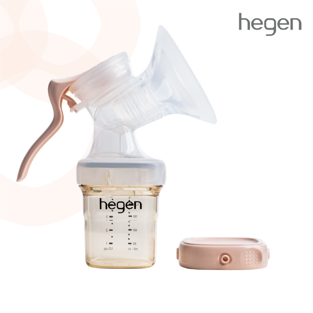 Hegen PCTO™ ปั๊มนมแบบมือพร้อมขวด 5oz/150ml Manual Breast Pump Kit (SoftSqround™)