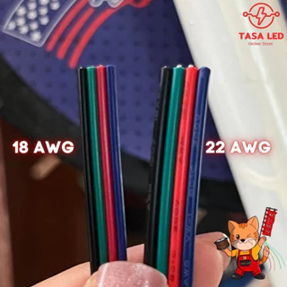 ส่งไว!! สายแพ 3 4 5 6 พิน สายไฟRGB ใช้กับไฟ rgb 18 AWG ขนาดใหม่ ชุดประหยัด สุดคุ้ม