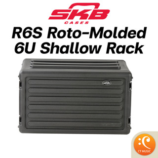 SKB R6S Roto-Molded 6U Shallow Rack