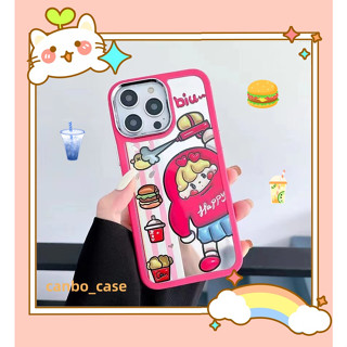 🎁ส่งของขวัญ🎁เคสไอโฟน สำหรับ 11 14 for iPhone Case 13 12 Pro Max น่ารัก แฟชั่น การ์ตูน กันกระแทก เคสนิ่ม เคสโทรศัพท์