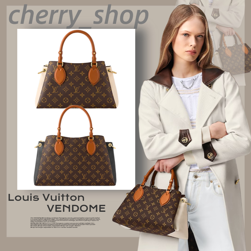 💯หลุยส์วิตตองแท้ 🍒Louis Vuitton VENDOME BB bag/Medium กระเป๋าถือ/สะพาย ผู้หญิง