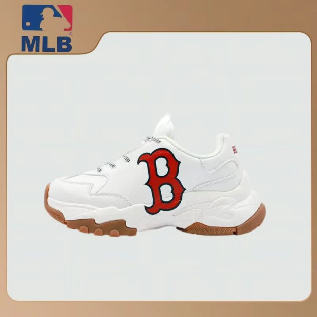 MLB Boston Red Sox white red Shoes sneaker รองเท้าผ้าใบ ❤️ของแท้❤️
