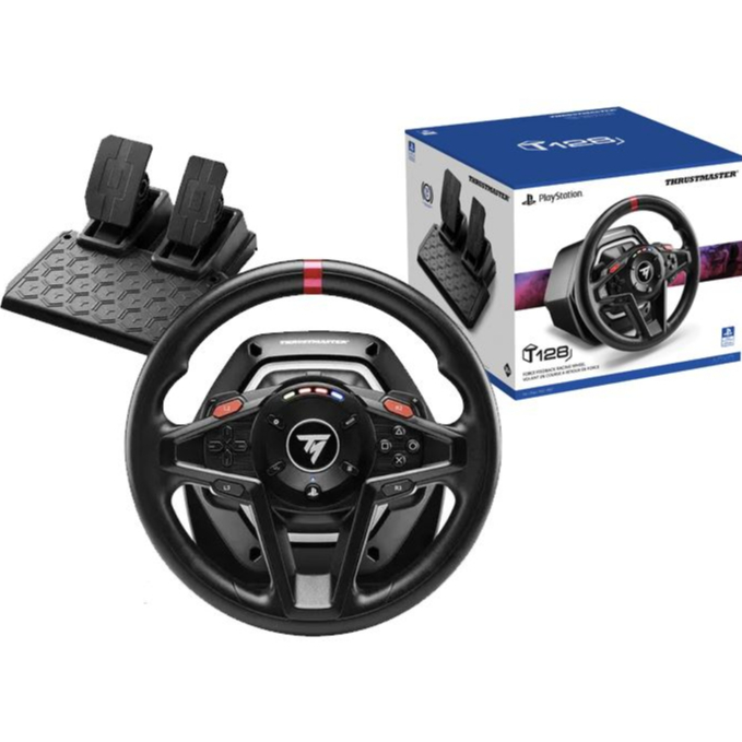 PS5 : Thrustmaster T128 Racing Wheel PS version ASIA UK Plug