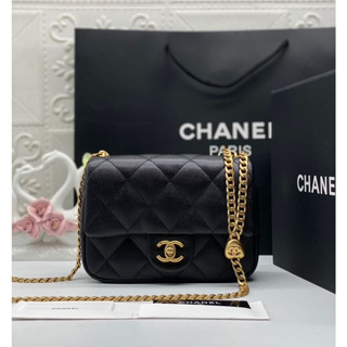 กระเป่าสะพายข้าง Chanel  งานออริเทียบแท้* size  18cm. boxset *