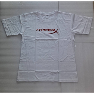 เสื้อยทด HyperX t shirt white consumer ไซส์ XL