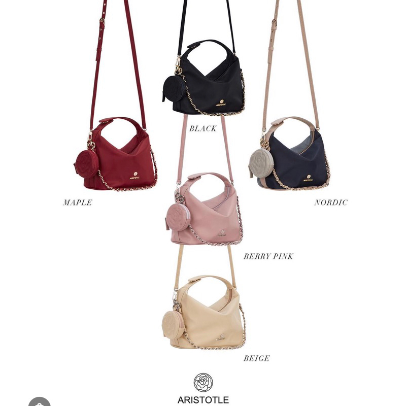 Aristotle bag - nylon bento ใบใหญ่ + nylon strap พร้อมสายสะพาย