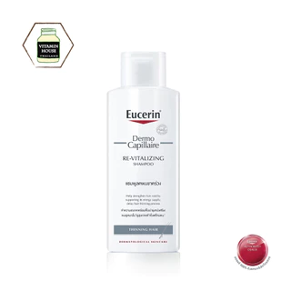 Eucerin Dermo Capillaire Re-Vitalizing Shampoo แชมพูยูเซอรินสูตรลดการขาดร่วง [ 250 ml ]