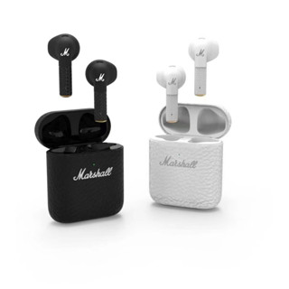 หูฟังบลูทูธ Bluetooth Earbuds หูฟังตัดเสียงรบกวน, หูฟังบลูทูธไร้สาย Marshall ANC Minor III black - หูฟังบลูทูธ, หูฟังไร้