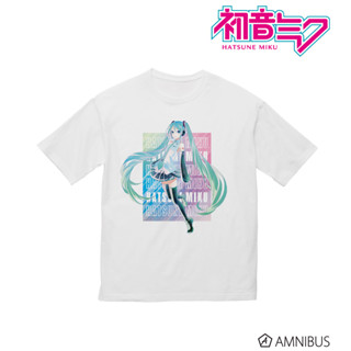 [แท้💯/Pre-Order✈️] Hatsune Miku V3 Ani-Art Vol.3 BIG Silhouette Unisex Oversized T-shirt ปิดจอง : 16/08/2023