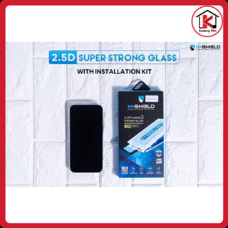 Hishield กระจกกันรอย เต็มจอ iPhone14/iphone14promax 2.5D SUPER STRONG GLASS With Installation Kit  180 DAYS WARRANTY/