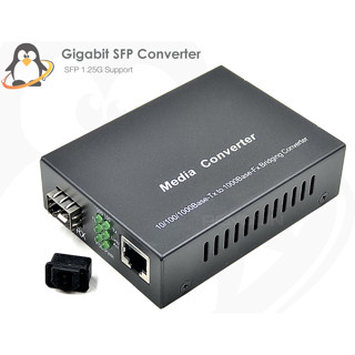 Gigabit SFP 1.25G Media Converter (ประกัน 1 ปีเต็ม)