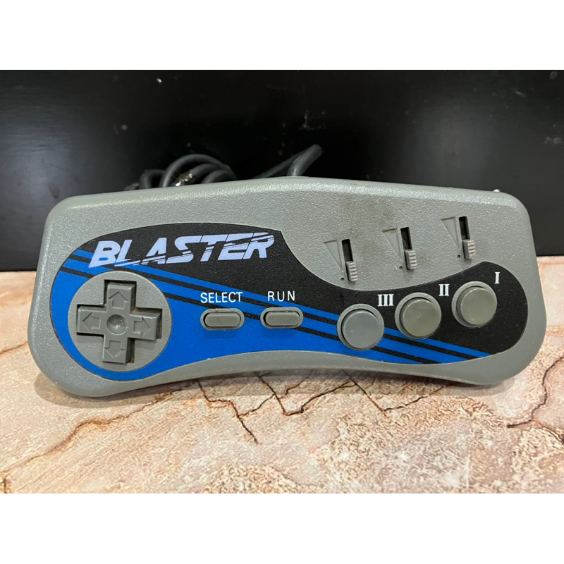 จอยเทอร์โบเมก้าไดรฟ์ สีเทา| ACE BLASTER Mega Drive Turbo Controller (Black) | ใช้งานปกติ