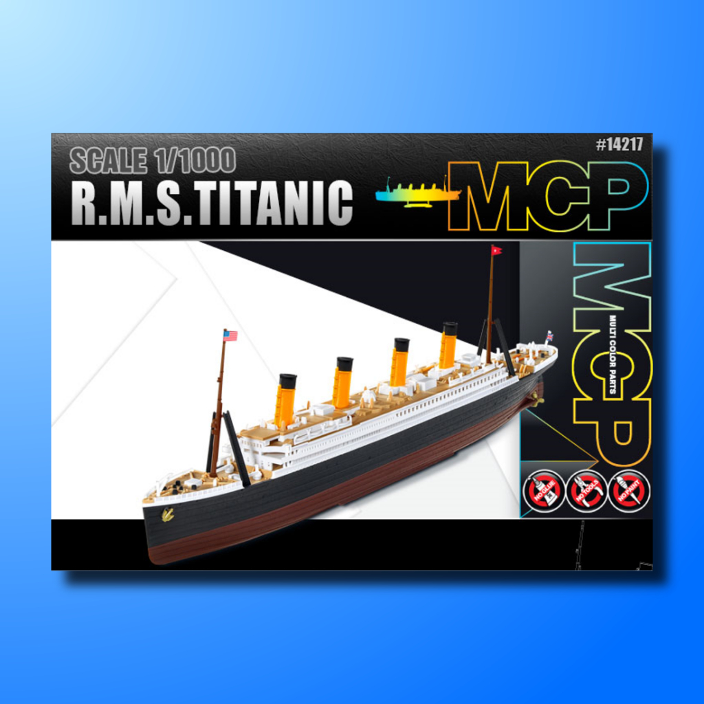 ACADEMY 1/1000 R.M.S. TITANIC โมเดลเรือ ไททานิค ไม่มีแจ๊กกับโรสนะ แฮร่