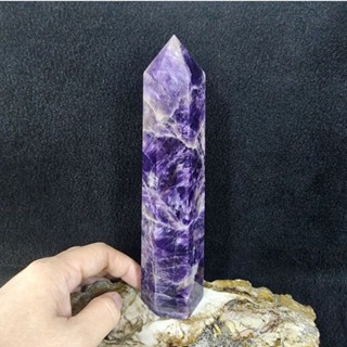 แท่งหินเชฟรอนอเมธิสต์ หินอเมทิสต์ อเมทิสต์(chevron Amethyst)Amethystสูง 17.5 ซม.กว้าง 3.8 ซม.หนา 3.6 ซม.น้ำหนัก 426.4 g.