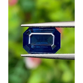 พลอย ไพลิน blue sapphire 2.40 กะรัต (Cts.) พลอยแท้ อัญมณีมงคลประจําวันเกิด เครื่องประดับพลอย