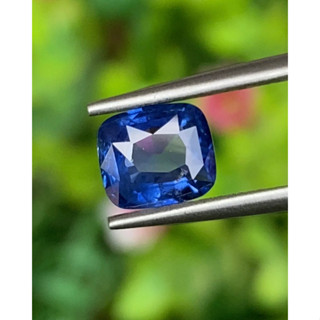 พลอย ไพลิน blue sapphire 1.31 กะรัต (Cts.) พลอยแท้ อัญมณีมงคลประจําวันเกิด เครื่องประดับพลอย