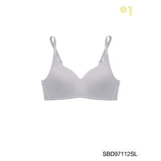 Sabina เสื้อชั้นใน Wireless (ไม่มีโครง) รุ่น Perfect Bra รหัส SBD97112SL สีเทาอ่อน