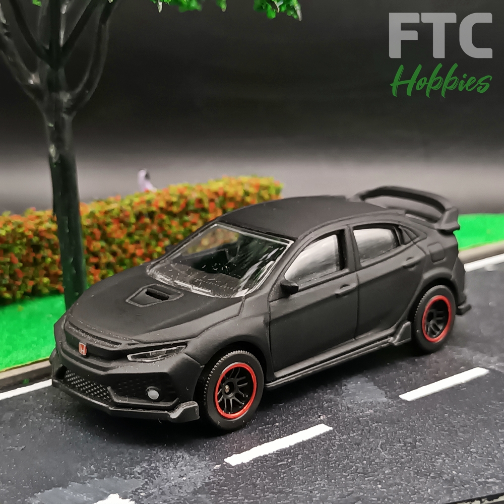 [มือสอง] Majorette - Honda Civic Type R - Matte Black (นอกแพ็ค ขายตามสภาพ)