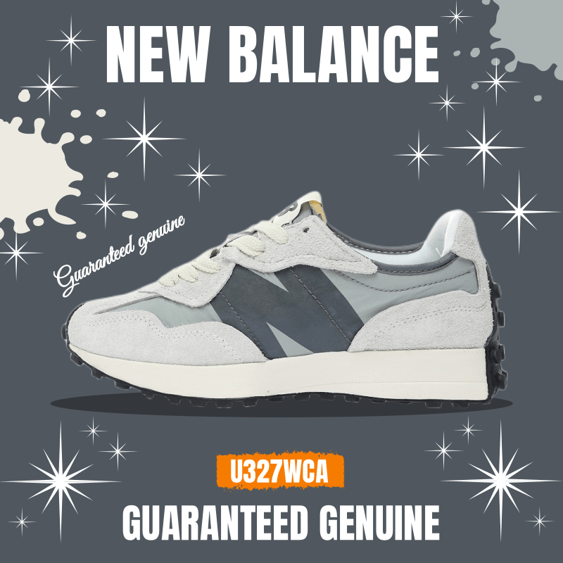 （จัดส่งฟรี）New Balance MS327 รองเท้าผ้าใบ รองเท้า New Balance U327WCA
