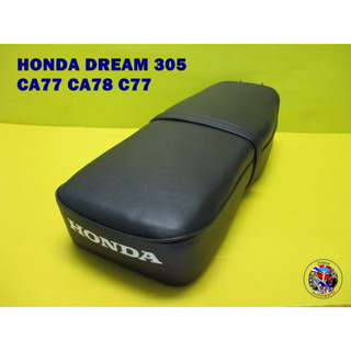 Fit Honda CA77 C77 CA72 SEAT COMPLETE "BLACK"  HOLE STYLE