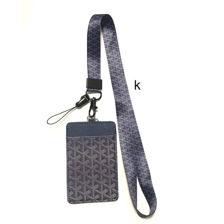 กอหยาด blue สายคล้องคอ ที่ใส่บัตร พร้อมสายคล้องคอ ลาย กอหยาด blue งานดี สวยงาม 8118
