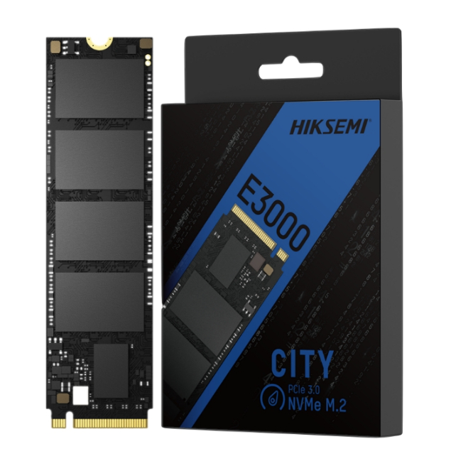 256GB / 512GB / 1TB SSD (เอสเอสดี) HIKSEMI E3000 CITY M.2 PCI-e Gen 3 x 4 NVMe READ 3520MB/s ประกัน 5 ปี