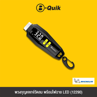 MICHELIN พวงกุญแจเกจ์วัดลม พร้อมไฟฉาย LED (12290)