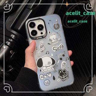 ❤️ส่งของขวัญ❤️ เคสไอโฟน 11 12 13 14 Pro Max ลูกสุนัข กราฟฟิตี ความนิยม แฟชั่น ความคิดสร้างสรรค์ Case for iPhone สไตล์วรร