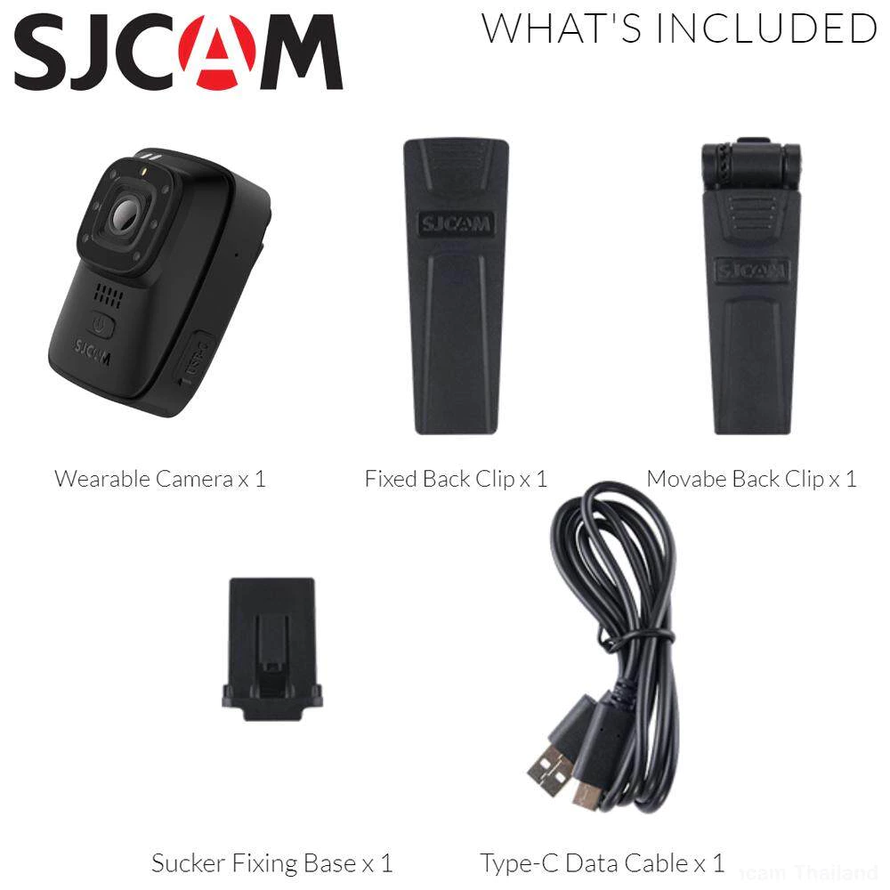 SJCAM A10  Action Cam กล้องแอคชั่นแคม กล้องติดตัวตำรวจ กล้องติดหมวก ถ่ายภาพในสภาพแสงน้อย thumbnail 10