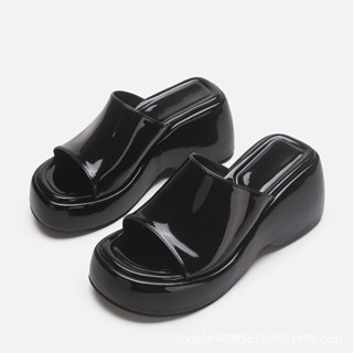 รองเท้าส้นตึกY2Kสีสันแบบตัวแม่ใส่สวยขายาวเพรียว 10สี Size35-43