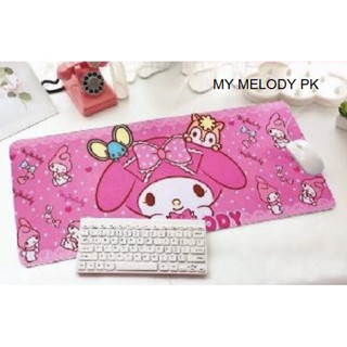 MY MELODY P แผ่นรอง คีย์บอร์ด รองคีย์บอร์ด keyboard ลาย มิดกึั MY MELODY P เข้ม ขนาด 30 x 70 cm แผ่นหนานุ่ม BY PMYL SHOP