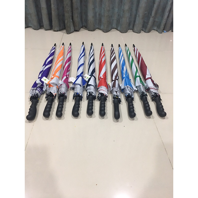 ร่ม 28นิ้ว  Uvเงิน ด้ามจับตรง