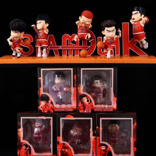 Slam Dunk Shohoku Basketball Team PVC Figure 5 Pcs/Set 15-19 cm