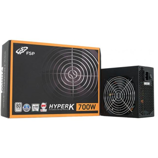 POWER SUPPLY (อุปกรณ์จ่ายไฟ) FSP HYPER K 700W 80+ WHITE ใช้งานปกติ