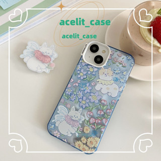 ❤️ส่งของขวัญ❤️ เคสไอโฟน 11 12 13 14 Pro Max ลูกสุนัข เรียบง่าย ระดับสูง สาวน่ารักหัวใจ Case for iPhone สไตล์วรรณศิลป์