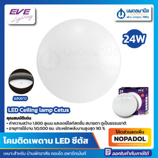 EVE โคมแอลอีดี ติดเพดาน ซีตัส 24 วัตต์ เดย์ไลท์ #588547 | โคมไฟ LED โคมประหยัดไฟ แสงสว่าง 24W