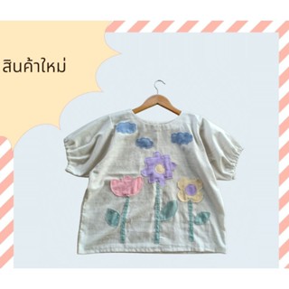 เสื้อสไตล์Diy แต่ง patchwork น่ารัก