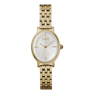 Timex TW2R94100 Milano นาฬิกาข้อมือผู้หญิง สายสแตนเลส Gold Tone หน้าปัด 24 มม.