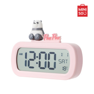 Miniso นาฬิกาปลุก We Bare Bears Collection 5.0 Alarm Clock Panda Pink