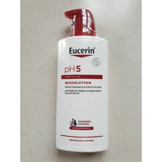 Eucerin pH5 Sensitive Skin Washlotion 400 ml ยูเซอริน พีเอช5 เซ็นซิทีฟ สกิน วอชโลชั่นอาบน้ำ