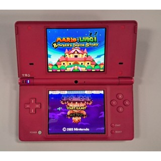 nintendo dsi สีชมพู เล่นผ่านเมม 32G เกมส์ 7000+เกมส์ พร้อมเล่น  มือสองญี่ปุ่น sn 39390