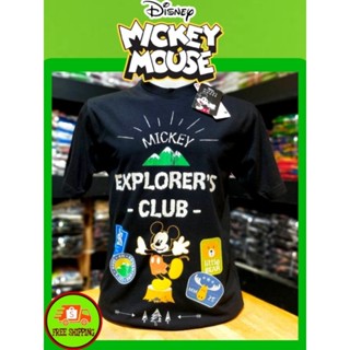 เสื้อDisney ลาย Mickey Mouse สีดำ (MK-042)