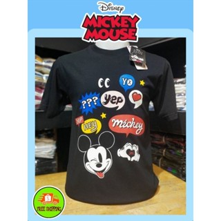 เสื้อDisney ลาย Mickey mouse สีดำ ( MK-089 )