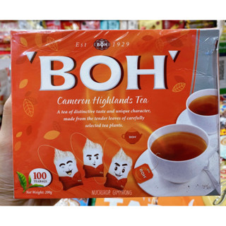 ชาโบ๊ ชา BOH Cameron Highlands Teabag รุ่นถุงกรองชา ปริมาณ 200g