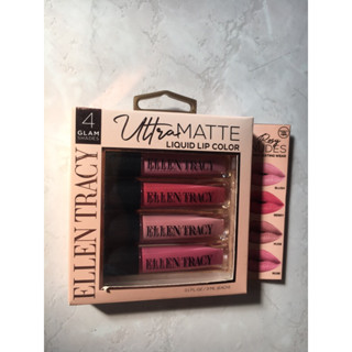 ELLEN TRACY Ultra MATTE Liquid Lip Color 4 สี รุ่น Rosy Nude