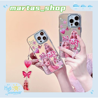 ❤️ส่งของขวัญ❤️ เคสไอโฟน 11 12 13 14 Pro Max สาวน่ารักหัวใจ พื้นผิวกระจก แฟชั่น ฤดูร้อน Case for iPhone สาวน่ารักหัวใจ