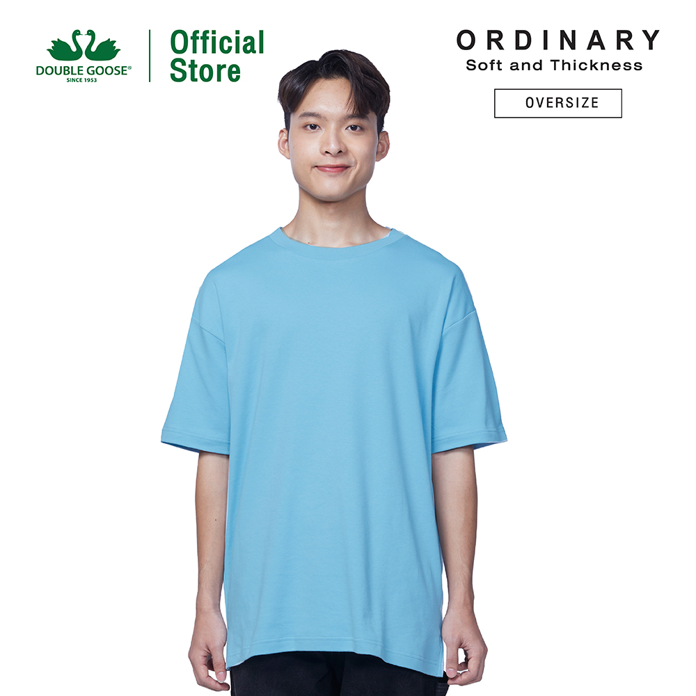 ห่านคู่ เสื้อยืดคอกลม ทรง Oversize รุ่น Ordinary (Soft & Thickness)