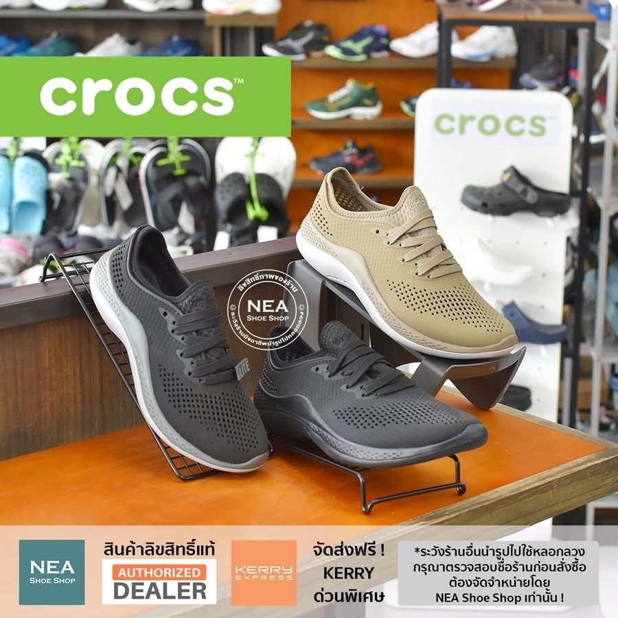 [ลด30% เก็บโค้ด 4100FASHDD] Crocs Literide 360 Pacer [U] NEA รองเท้าผ้าใบ คร็อคส์ แท้ รุ่นฮิต ได้ทั้