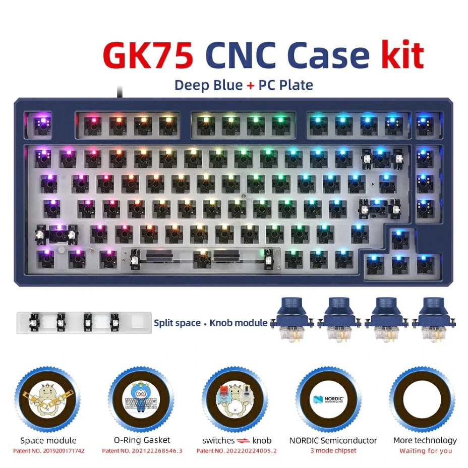 ของมันต้องมี SKYLOONG Accessories Split Spacebar Module/ Hot Swappable CNC-ABS Knobs Module (ซื้อแยก